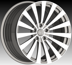 Brons margeggja 1 stykki svikin álhjól