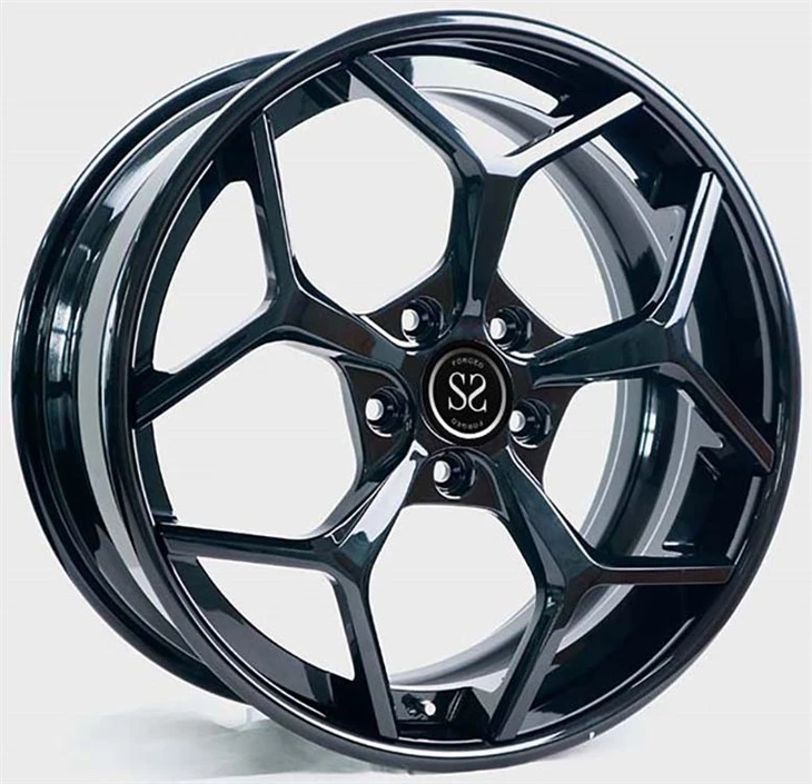 20x9.5ET+25/+20/5x112/66.6 Gloss Black 3-PC svikin felgur fyrir Mini Cooper Countryman F60