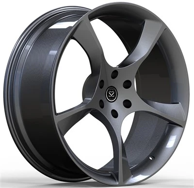 19x8,5 Matt Grey Machined Spokes Custom 1-PC felgur fyrir Audi TT