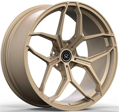5-130 21x9,5 og 21x12 brons 1 stykki svikin hjól fyrir Porsche 992 Carrera