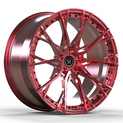 Alfa Romeo Stelvio 949 Andlitslyfting Sérsniðin 1 stykki svikin hjól Rauðburstuð 5-110 18",19",20",21" Og 22"