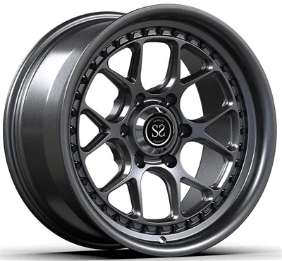 ET25 6x139.7 18x9.5 sérsniðnar 1 PC sviknar felgur satíngrár