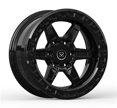 Glans svartur tankur 300 perlulás hjól 18x8,5