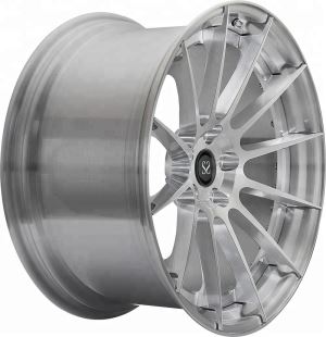 Brushed 2 stykki svikin aftermarket hjól með 5 holum