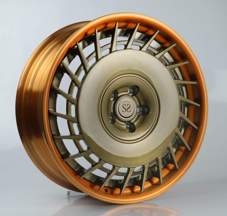 2-PC Brons Sérsniðin 20X10J svikin hjól fyrir Audi S7 5x112
