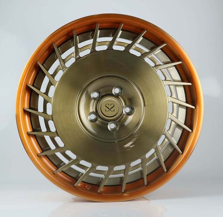 2-PC Bronze Customized 20X10J Forged Wheels For Audi S7