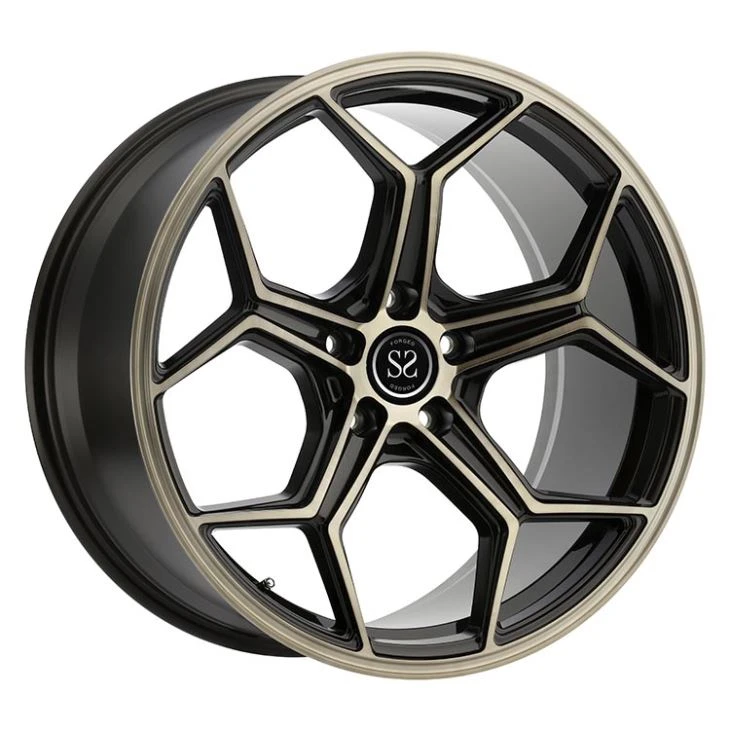 Sérsniðin fölsuð álfelgur 5x120 1-PC 20 tommu BMW 5-seríu bíll felgur