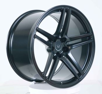 19x8.5 19x11 1 PC svikin tvöföld örma felgur Matt svört hjól fyrir Ferrari F430