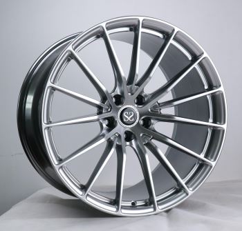 Monoblock smíðað hjól fyrir BMW X5 F15 21x10 21x12 Hyper Silver felgur