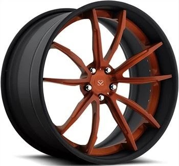 Sérsniðnar 22 felgur gljáandi svartar vélgerðar sérsniðnar 2-PC smíðaðar álfelgur fyrir Nissan GTR