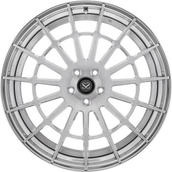 Sérsniðin bursti 21felgur 2-Stykk smíðaðar hjól fyrir Cadillac Escalade Nissan GT-R Ferrari Lamborghini