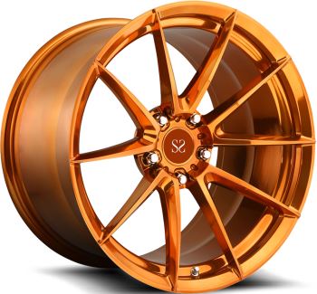 Sérsniðnar smíðaðar felgur brons álfelgur 1 stykki svikin hjól fyrir Audi