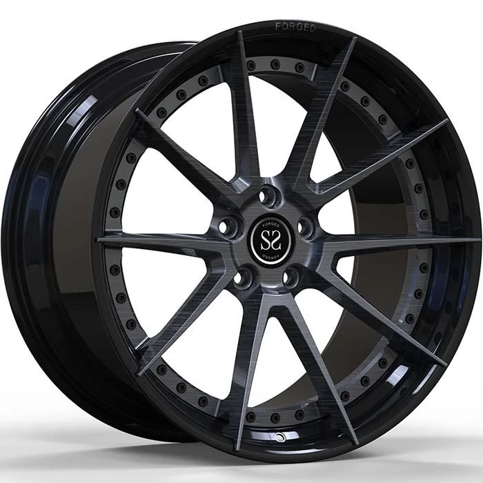 Fyrir Lamborghini Aventador Staggered 20x11 Og 21x13 2-PC svikin álfelgur 5x120 5x112
