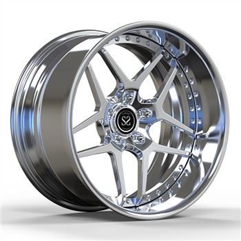 2-PC álfelgur 6061-T6 Audi RS6 felgur 5x112 19 20 21 og 22 tommur