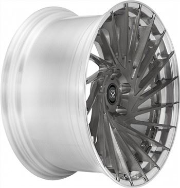 SSEH1027 21 tommu sérsniðin bronsbursti 2-PC felgur fyrir Lamborghini Gallardo smíðaðar álfelgur