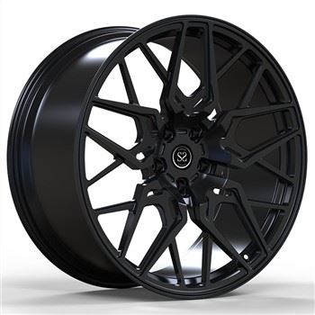SSJK1032 Gloss Black Falsaðar Einblokkar felgur 18X8 18X10 Passar á Ford Mustang 1990