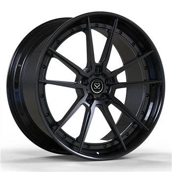 SSJK2117 Matt Black 2-PC 19 20 21 Og 22 sérsniðin Bolt Style 5x112 5x130 Passar Lúxusbílar Prosch 991 Auid RS6