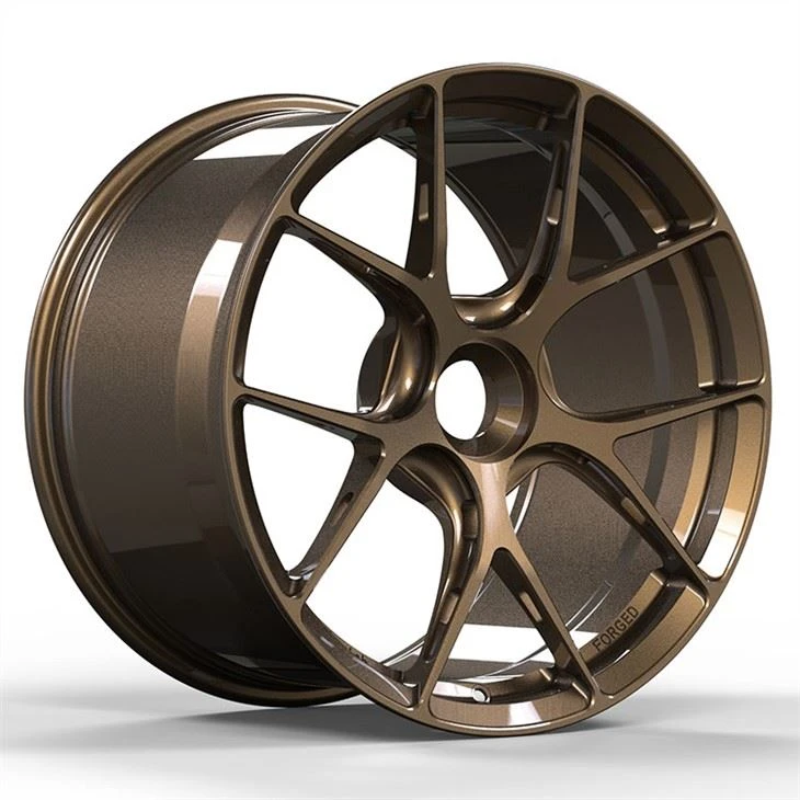 SSJK1114 svikin Cneter læsa felgur satín brons passa við Porsche 991 GT3