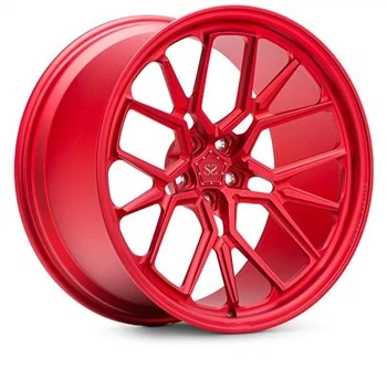 M3 Candy Red Lítil speguð svikin einblokkarhjól fyrir sérsniðið